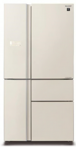 מקרר 5 דלתות 661 ליטר Sharp דגם SJ-9734BG זכוכית בז' חזית המקרר מקרר 5 דלתות 661 ליטר Sharp דגם SJ-9734BG זכוכית בז' חזית המקרר