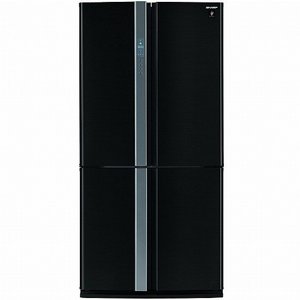 מקרר 4 דלתות 615 ליטר Sharp דגם SJ-R8711 נירוסטה מושחרת חזית המקרר מקרר 4 דלתות 615 ליטר Sharp דגם SJ-R8711 נירוסטה מושחרת חזית המקרר