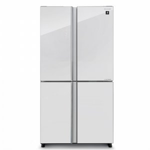 מקרר 4 דלתות 578 ליטר Sharp דגם SJ-8960-WH זכוכית לבנה חזית המקרר מקרר 4 דלתות 578 ליטר Sharp דגם SJ-8960-WH זכוכית לבנה חזית המקרר