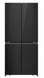 מקרר 4 דלתות 483 ליטר Hisense דגם RQ58BG זכוכית שחורה חזית המקרר מקרר 4 דלתות 483 ליטר Hisense דגם RQ58BG זכוכית שחורה חזית המקרר