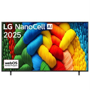 טלוויזיה חכמה 50 אינץ LG Nano Cell אל ג'י דגם 50NANO80A6A חדש 2025 טלוויזיה חכמה 50 אינץ LG Nano Cell אל ג'י דגם 50NANO80A6A חדש 2025
